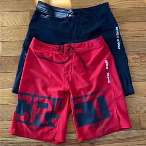 Lot 2 pr of Men’s Reebok CrossFit shorts size 30